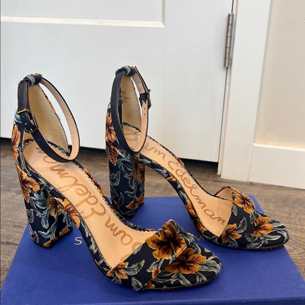 Sam Edelman Floral Heels